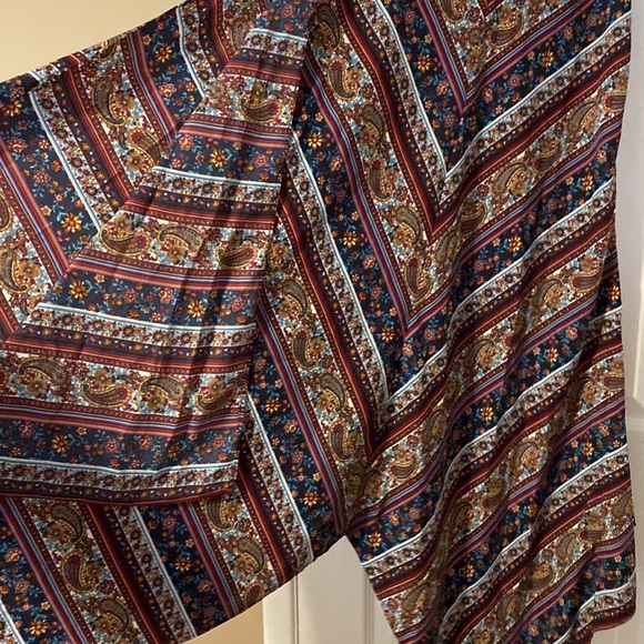 Design lab multi color paisley print asymmetrical dress - Picture 6 of 6